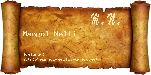 Mangol Nelli névjegykártya